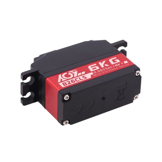 Original Titanium Gear B26CLS Dust Resistant 6KG 0.065Sec Fast Speed Mini Digital Rudder for RC Glider Plane